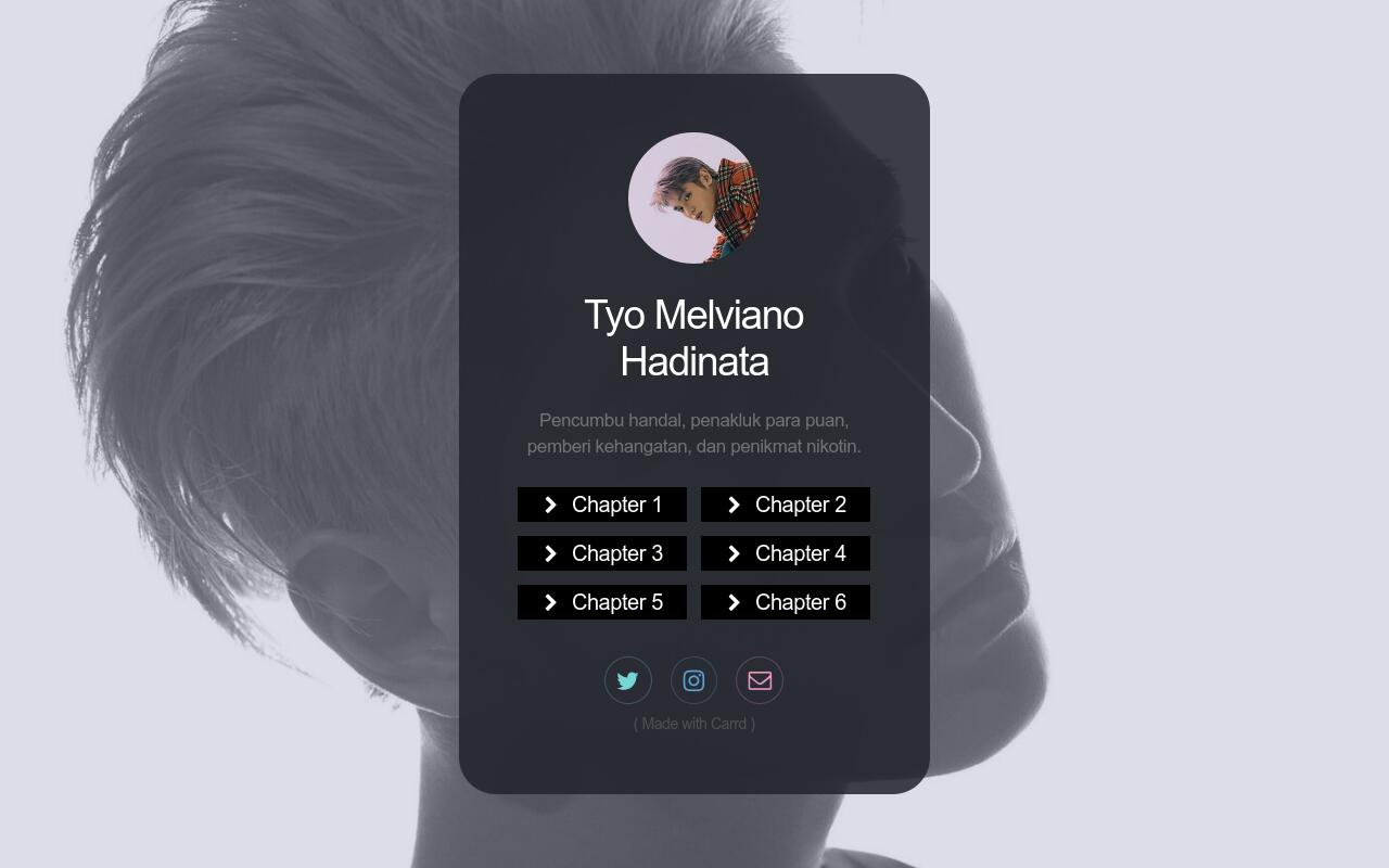 Carrd profile picture for @tyo